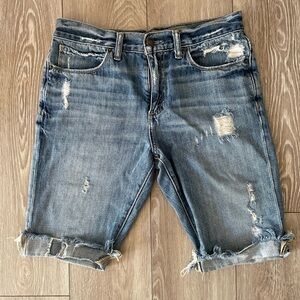 Distressed Standard Cloth Jean shorts